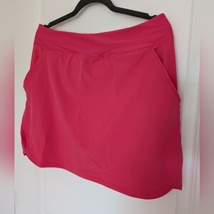 Lands' End Women's Size 12 Pink Quick Dry Board Skort Swim Skirt
